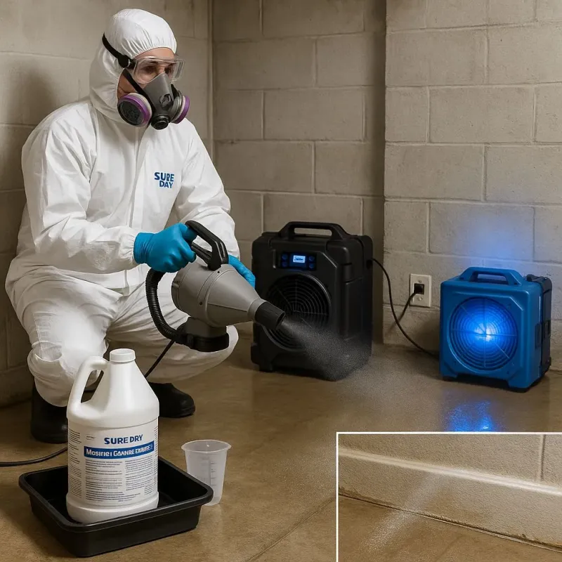 Sanitization and Odor Removal process in Hebron, OH