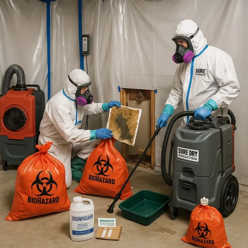 Contaminated Water Handling Protocols process in Hebron, OH